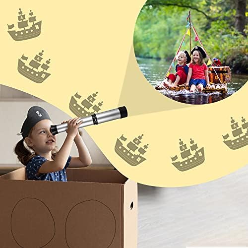 Xuhal 2 Piece Pirate Telescope Spyglass Kids Toy