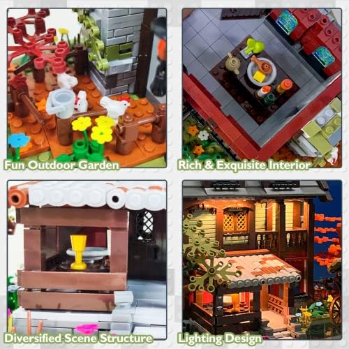 JMBricklayer Medieval Inn Building Set for Adults
