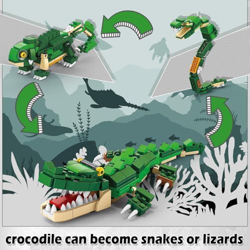 Creator 3 in 1 Animals Building Set for Kids 8 Plus