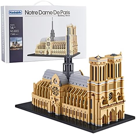 Architecture Series Mini Bricks Notre Dame De Paris 7380 PCS Building Kit