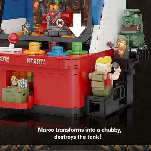 Metal Slug Arcade Game Kit - Retro Cabinet for Adults and Teens
