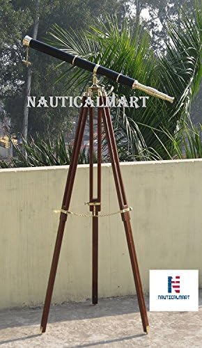 NauticalMart NM013003B Nautical Telescope with Leather Case Pack of 6