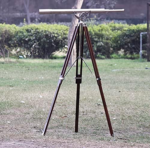 Vintage Brass Nautical Telescope with Tripod