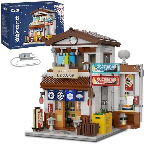 Japanese Style Canteen Building Set for Kids and Adults