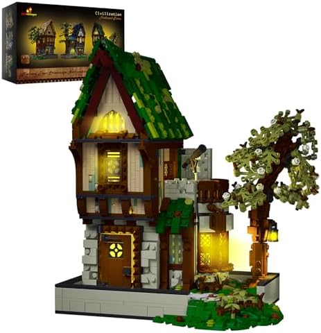 JMBricklayer Medieval House Building Set for Adults