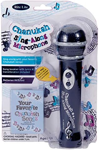 Hannukah Sing-Along Microphone for Kids Ages 3