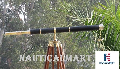 NauticalMart NM013003B Nautical Telescope with Leather Case Pack of 6