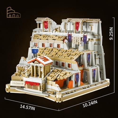 XITALAXU Architecture Roman Colosseum Building Set for Adults