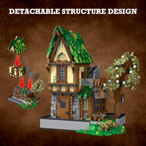JMBricklayer Medieval House Building Set for Adults