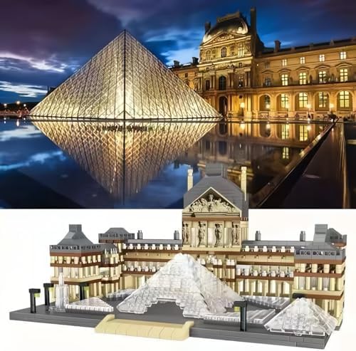 Louvre Museum Building Blocks Set 3377 PCS