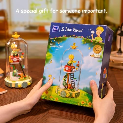 Le Petit Prince Rose Mailbox Building Block Set