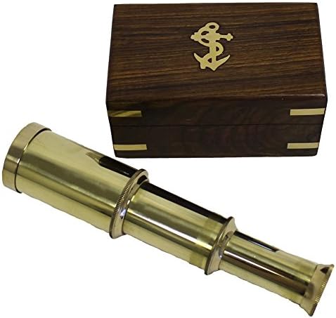 6 Solid Brass Handheld Telescope Nautical Spyglass