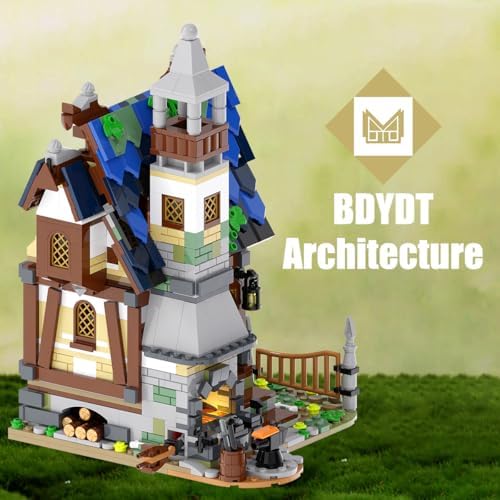Medieval Roman Blacksmith Shop Building Blocks Set 1025PCS