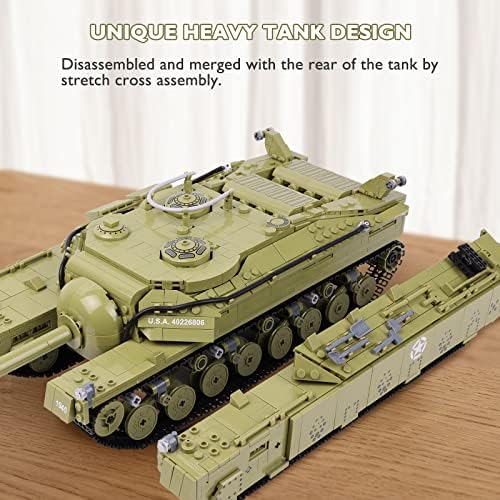 JMBricklayer WW2 T28 Heavy Tank Building Kit for Adults