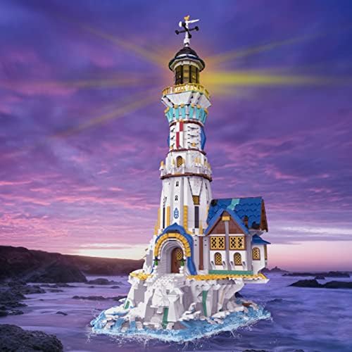 JMBricklayer Medieval Lighthouse Building Set for Adults