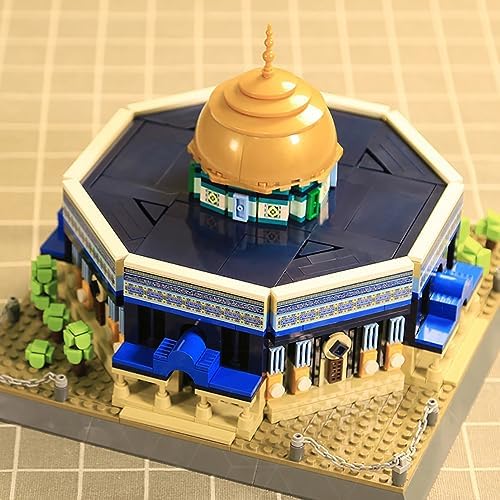 Goirzi 983Pcs Dome of The Rock Jerusalem Building Set Collectible Toy