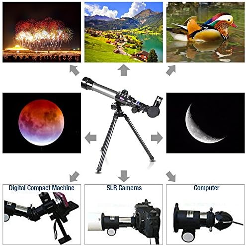 ArtCreativity Telescope for Starters with 20x 30x 40x Lenses
