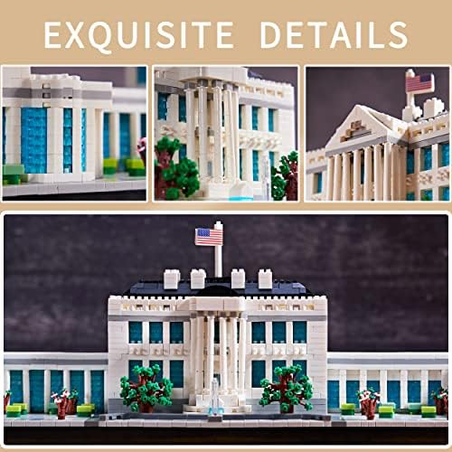 LUKHANG White House Building Set - 3520pcs Micro Block Kit