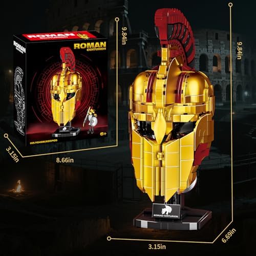 Roman Centurion Helmet Building Set 850 PCS