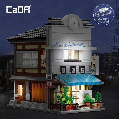 Japanese Sushi House Building Block Set C66018W