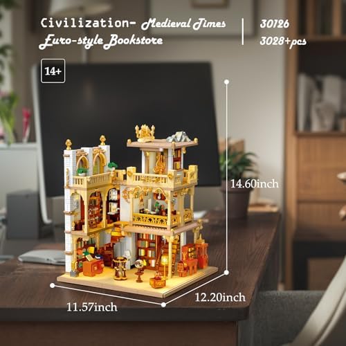 JMBricklayer Medieval House Building Kit for Adults