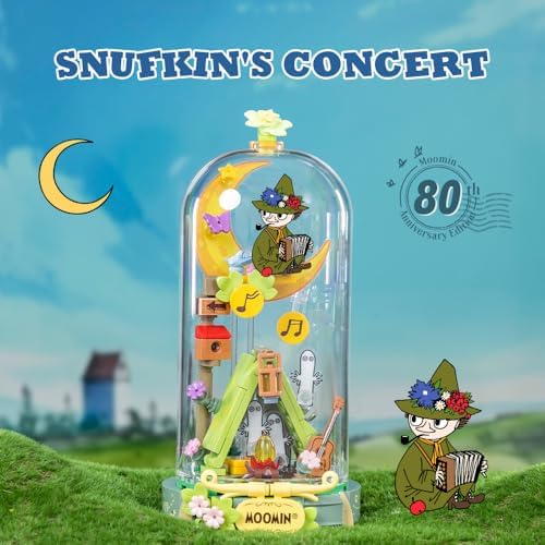 Wonderland Snufkin Concert Building Block Set