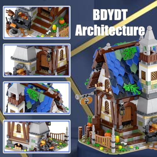 Medieval Roman Blacksmith Shop Building Blocks Set 1025PCS