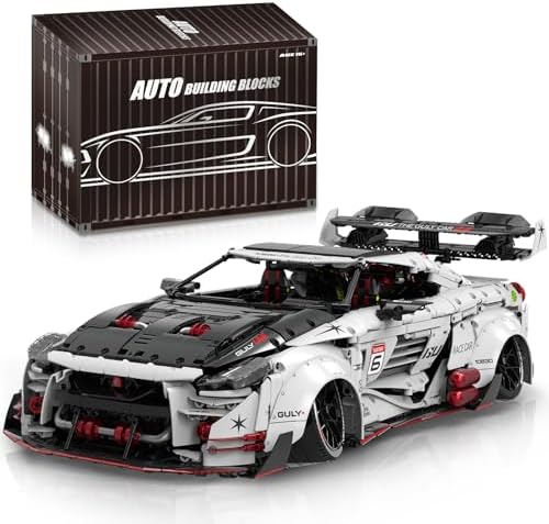 JTBBOY 18 Scale Race Car Building Set for Adults
