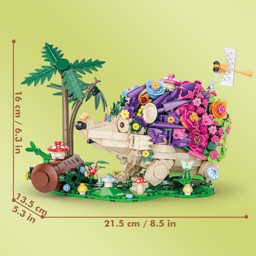 RiceBlock Hedgehog Building Sets 998 Pieces