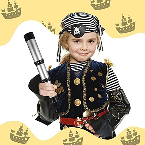 Xuhal 2 Piece Pirate Telescope Spyglass Kids Toy