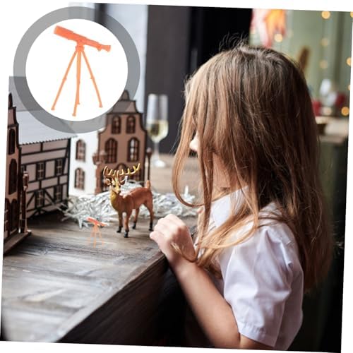 Miniature Telescopes for Dollhouse and Learning Decoration