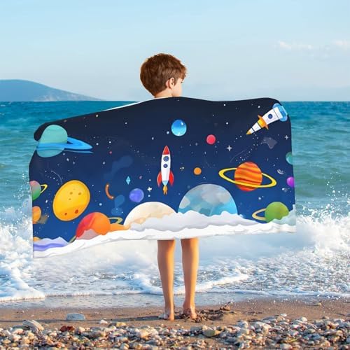 YarnArtistry Personalized Kids Towel 50x100cm Custom Name