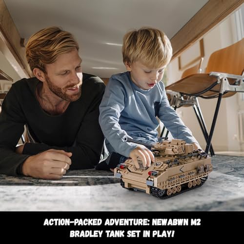 NEWABWN M2 Bradley Tank Building Set 1350 Pieces