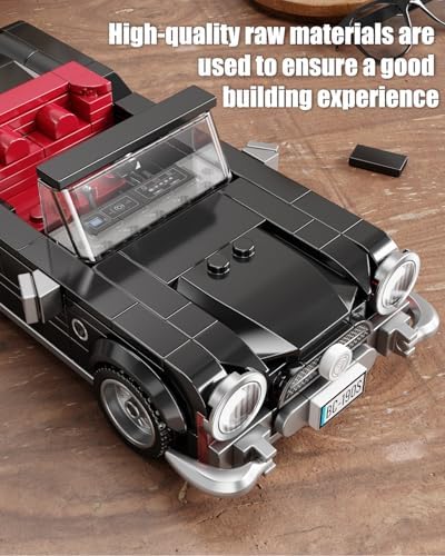 TYCOLE Super Sports Car Building Block Set with Display Case 338pcs