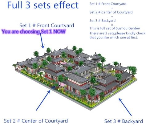 Suzhou Garden Chinese Style Micro Block Set 4222 PCS