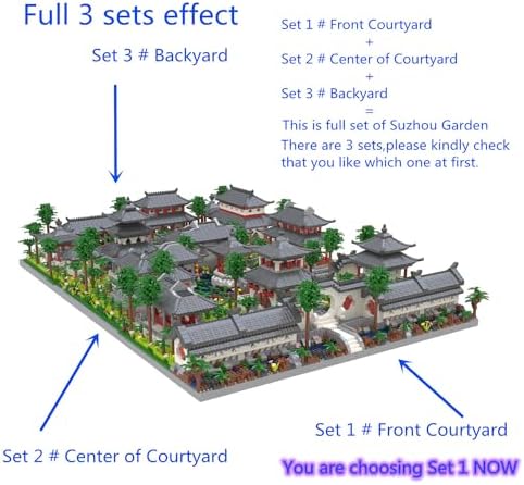 Suzhou Garden Chinese Style Micro Block Set 4222 PCS