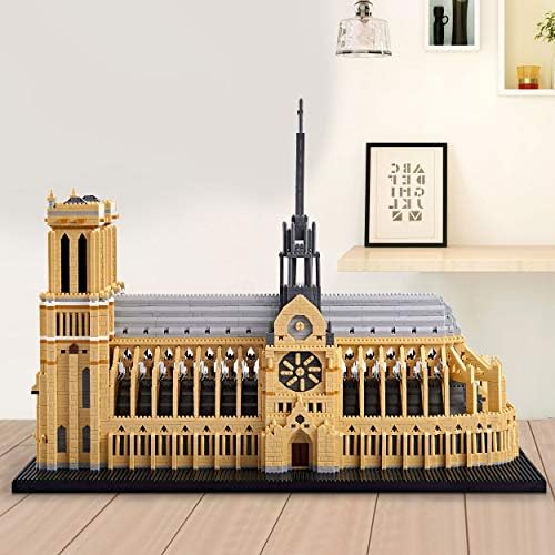 Architecture Series Mini Bricks Notre Dame De Paris 7380 PCS Building Kit