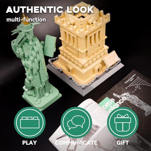 ArtorBricks Statue of Liberty Building Set - 1577 Pieces
