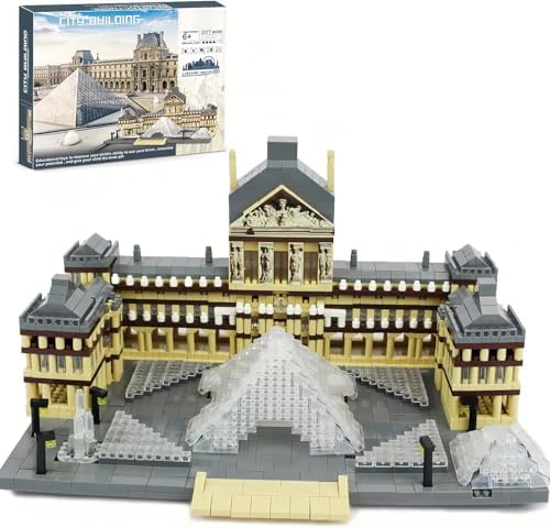 Louvre Museum Building Blocks Set 3377 PCS