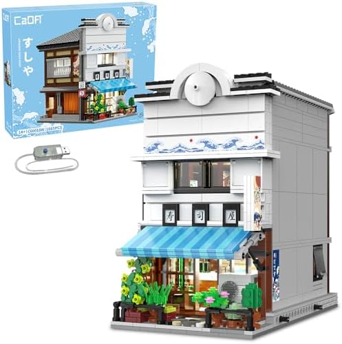Japanese Sushi House Building Block Set C66018W