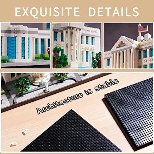 LUKHANG White House Building Set - 3520pcs Micro Block Kit