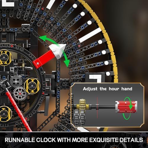 Mould King 10160 Mechanical Clock Building Set with APP Control