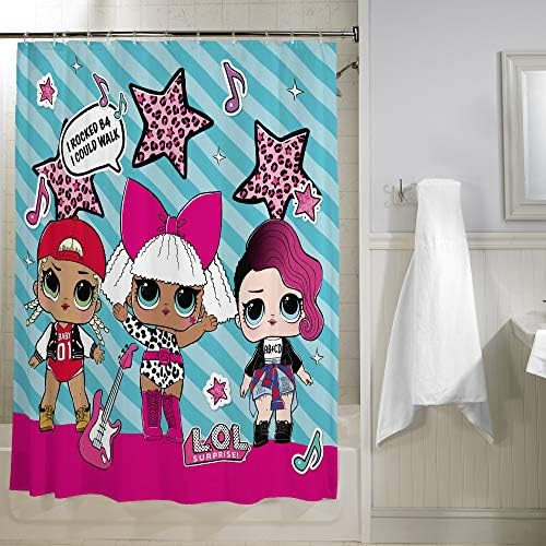 Franco Kids Shower Curtain with LOL Surprise Design