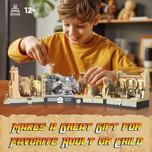 QEINIE Temple Building Set 5-in-1 Construction Toy
