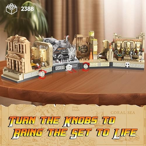 QEINIE Temple Building Set 5-in-1 Construction Toy