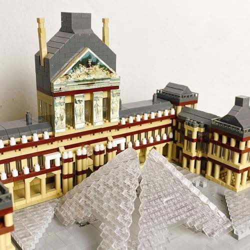 Louvre Micro Mini Building Blocks Architecture Set for Adults