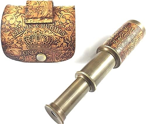 Nautical Mart Pirate Brass Telescope with Case