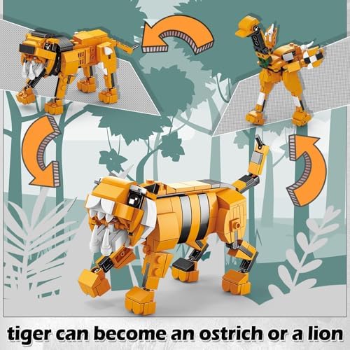 Creator 3 in 1 Animals Building Set for Kids 8 Plus