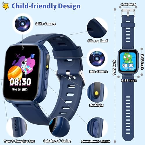 Zicor Kids Game Watch with 26 Puzzle Games