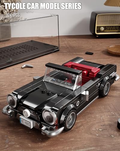 TYCOLE Super Sports Car Building Block Set with Display Case 338pcs